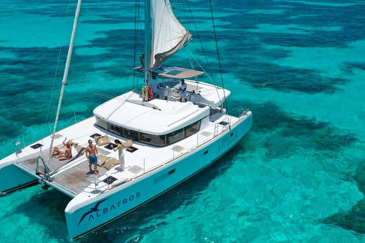 Cancun to Isla Mujeres Catamaran Snorkel & Beach Club Day Trip photo 1
