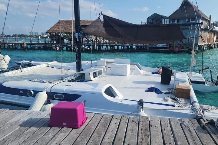 Private Catamaran to Isla Mujeres — Snorkel Punta Sam, Playa Norte & Beach Club from Cancun photo 1