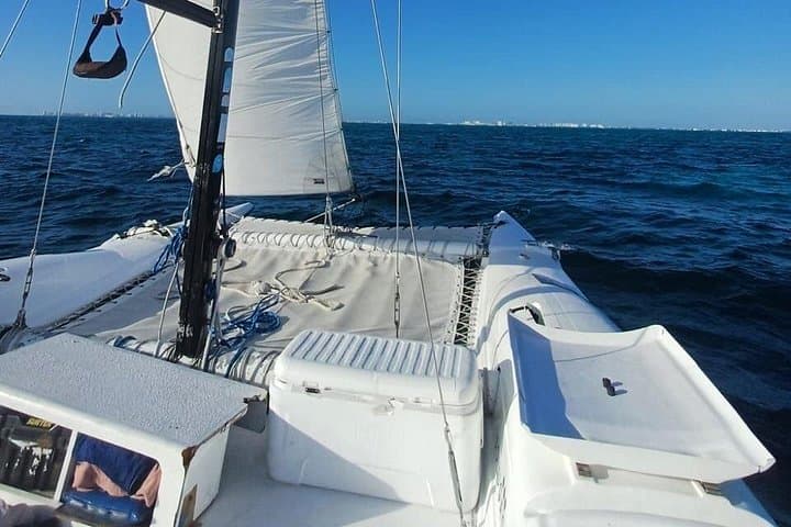 Private Catamaran to Isla Mujeres — Snorkel Punta Sam, Playa Norte & Beach Club from Cancun photo 2