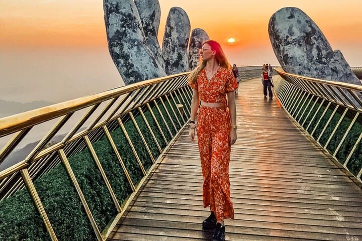 Ba Na Hills Sunset Tour: Golden Bridge Views & Dragon Bridge Night Show