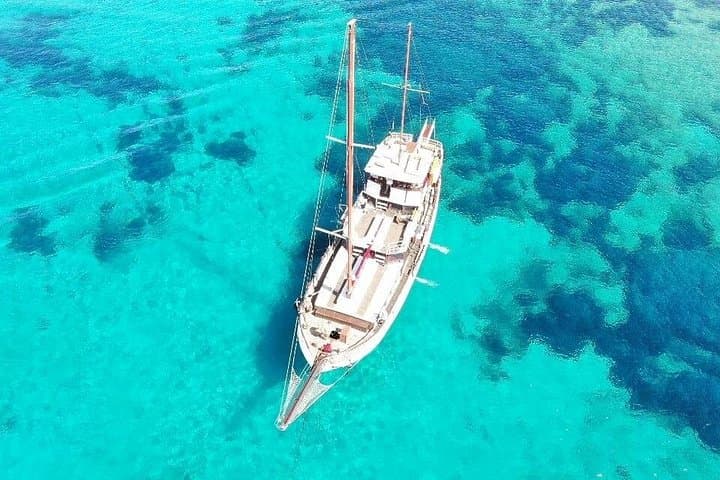 Pirate Boat Cruise from Paros: Antiparos Swim, Snorkel & Local Lunch photo 1