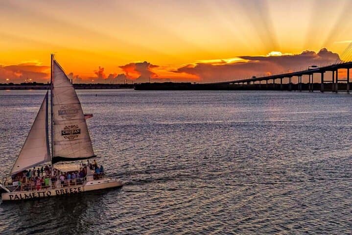 Charleston Sunset Sail on a 50ft Catamaran — Palmetto Breeze Harbor Cruise
