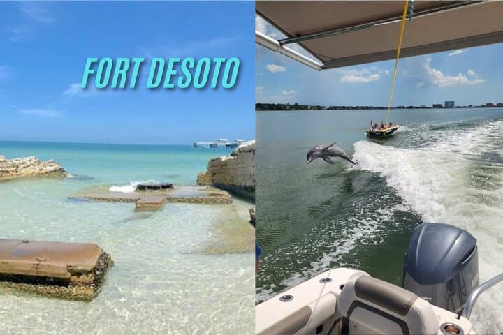 Private Boat Island Cruise and Dolphin Watching in St. Petersburg photo 2