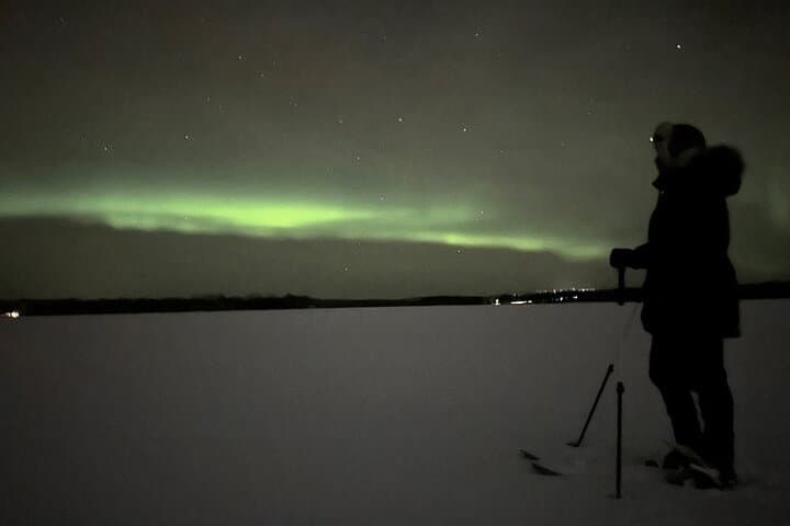 Night Skiing on Lake Norvajärvi: Arctic Nocturnal Ski Tour Near Rovaniemi photo 2