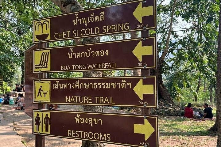 Sticky Waterfall Day Transfer from Chiang Mai — Bua Tong Falls & Chet Si Fountain photo 4