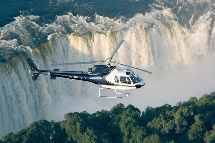 Victoria Falls Helicopter Flight & Zambezi White-Water Rafting: Air and River Adventure