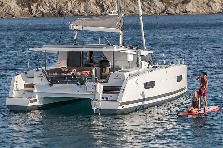 Full-Day Luxury Catamaran Cruise Around Thassos — North or South Coast photo 2