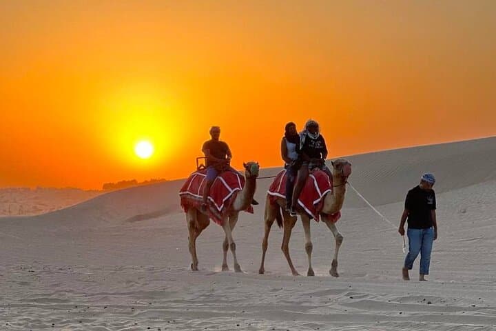 Dubai Evening Desert Safari: Sunset Dune Bashing, BBQ Dinner & Camel Ride photo 3