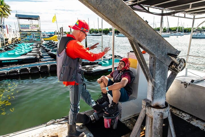 Flyboarding Over Biscayne Bay: Miami Watersports Intro to Flyboard photo 2