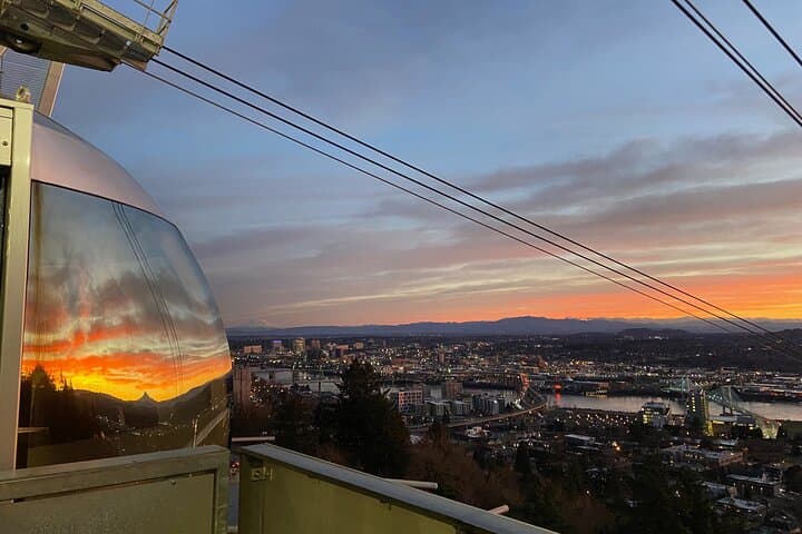 Sunrise Aerial Tram and Doughnuts: Morning Views of Portland from OHSU photo 3
