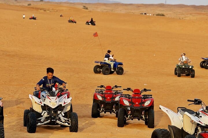 Dubai Desert Safari: Quad Bike Adventure with VIP BBQ Dinner photo 2