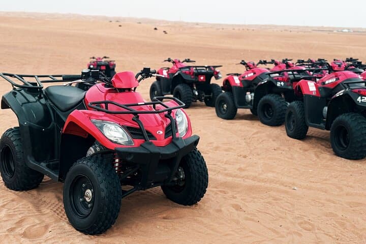 Dubai Desert Safari: Quad Bike Adventure with VIP BBQ Dinner photo 3