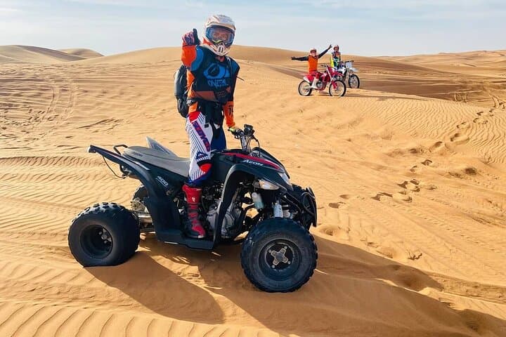 Dubai Desert Safari: 60-Min Quad Ride, Dune Bashing & BBQ Camp Experience photo 3