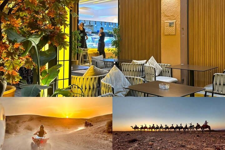 Half-Day Agafay Desert Quad Bike & Camel Ride with Dinner from Marrakech