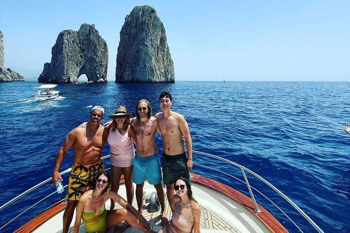 Full-Day Private Boat Tour: Amalfi Coast & Capri — Swim, Snorkel, and Sea Caves