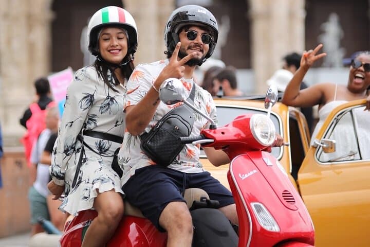 Rome Vespa Tour: Colosseum, Orange Garden & Gianicolo Sunset Ride photo 1