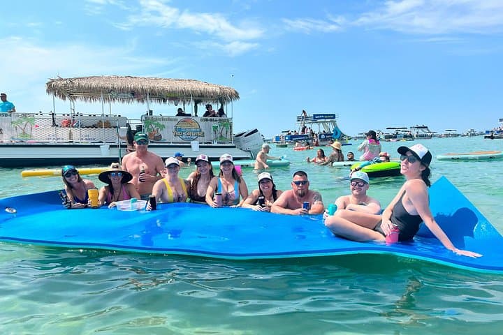 Crab Island Half-Day Tiki Boat Tour in Destin — Sandbar Swim & Float photo 3