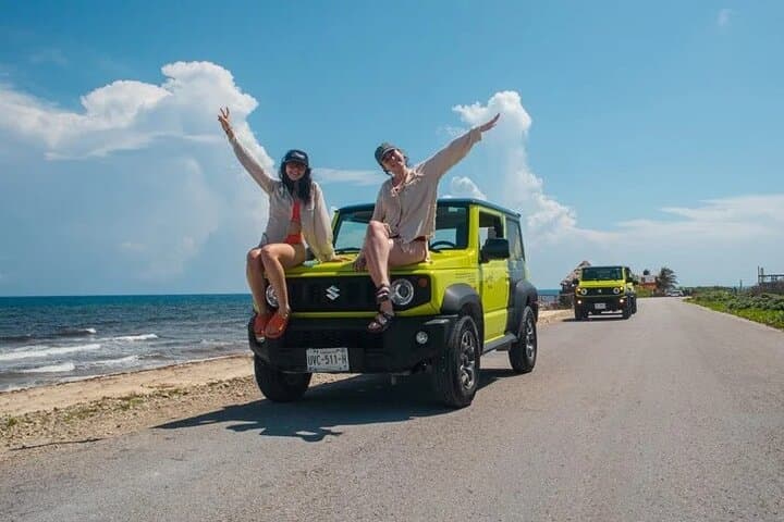 Cozumel Jeep Tour: Beach Club, El Mirador & Tequila Tasting photo 1