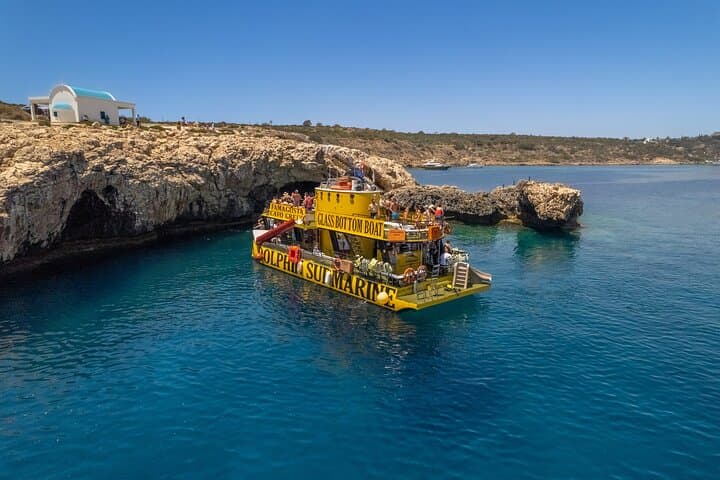 Glass-Bottom Boat Dolphin Cruise to Blue Lagoon & Turtle Cove — Protaras photo 3