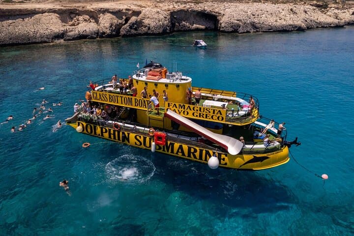 Glass-Bottom Boat Dolphin Cruise to Blue Lagoon & Turtle Cove — Protaras photo 5