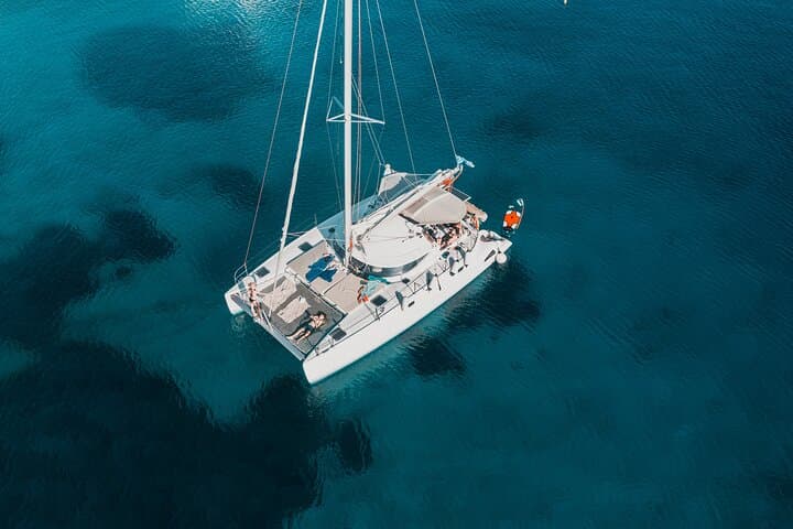 Private Catamaran Cruise to Kolokytha and Spinalonga from Agios Nikolaos