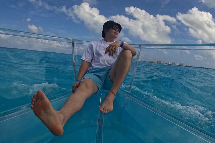 Clear Glass-Boat Tour in Cancun: See the Caribbean Through a Transparent Hull photo 2