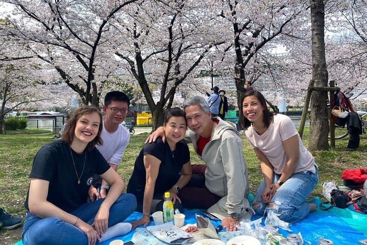 Osaka Sakura Picnic Hanami: Kema Sakuranomiya Cherry Blossom Walk