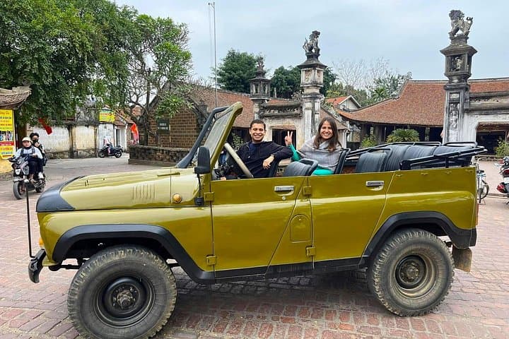 Jeep Tour to Duong Lam Ancient Village — Hanoi Countryside Day Trip