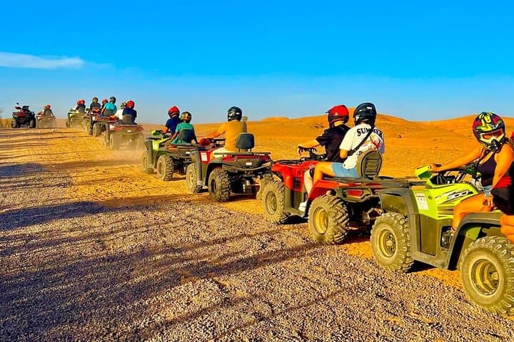 Agafay Desert Quad Bike, Camel Ride & Pool Day Trip from Marrakech