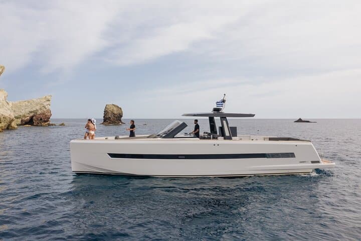 Santorini Caldera Private Cruise Aboard Fjord 52 — Sunset & Hot Springs photo 2