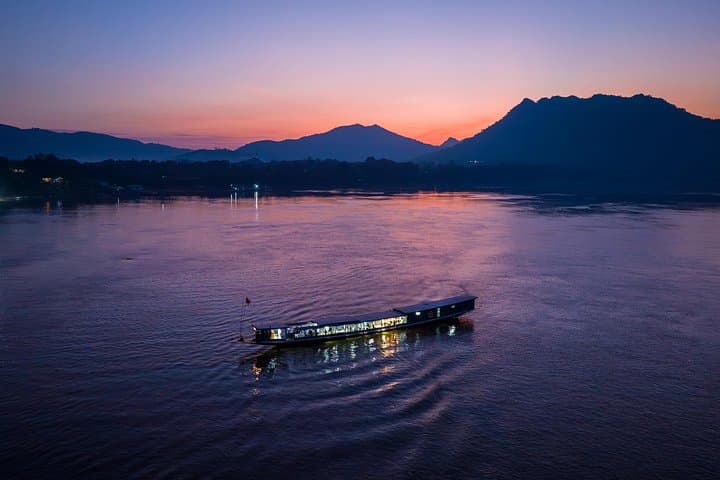 Sunset Cruise on the Mekong River — Luang Prabang Evening Boat Tour photo 1