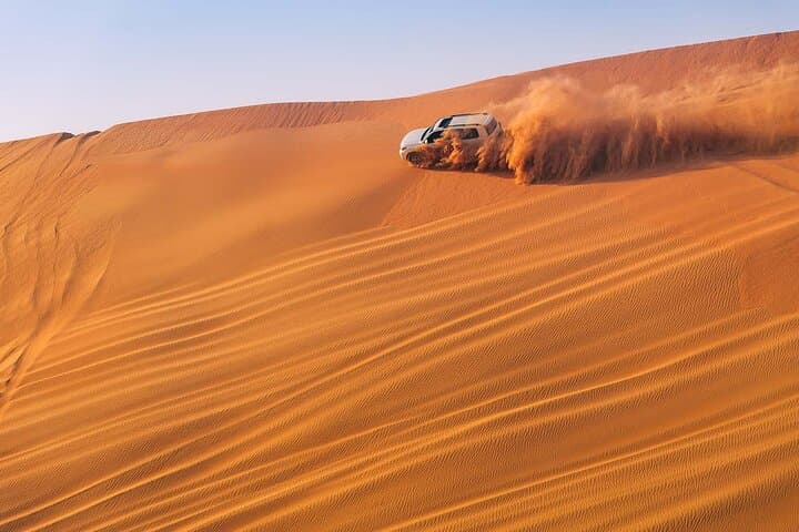 Dubai Evening Desert Safari with Dune Bashing, Sunset & BBQ Dinner