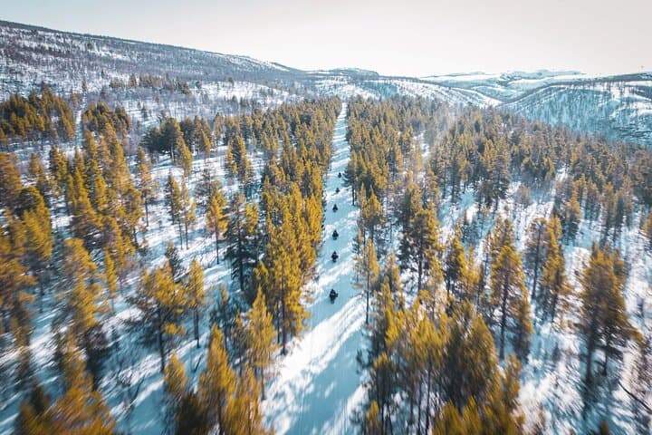 Explore Arctic Wilderness: Snowmobile and Icefishing Adventure in Alta photo 2
