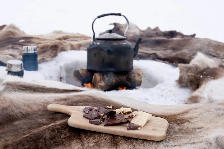 Explore Arctic Wilderness: Snowmobile and Icefishing Adventure in Alta photo 5