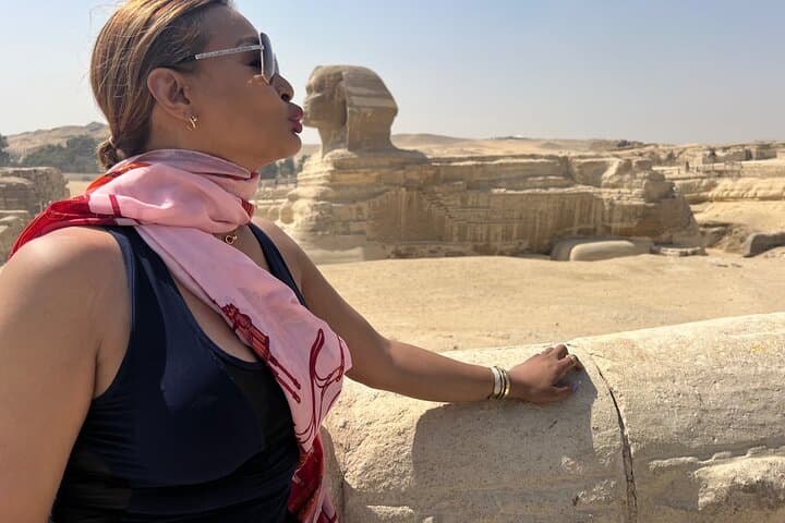 Giza Pyramids Private Guided Tour with Camel Ride & Lunch on a Nile Cruise photo 5