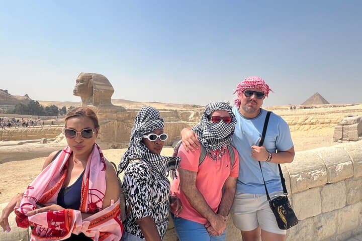 Giza Pyramids Private Guided Tour with Camel Ride & Lunch on a Nile Cruise photo 6