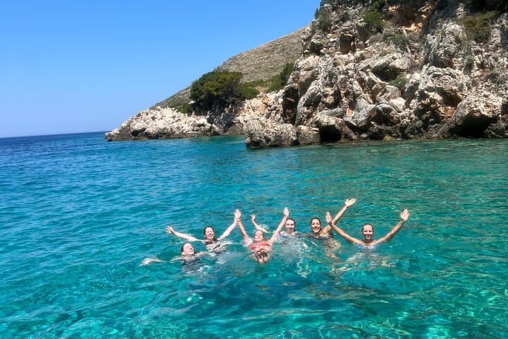 Blue Gem Cave & Grama Bay Speedboat Tour from Vlore — Karaburun Speedboat Excursion photo 2