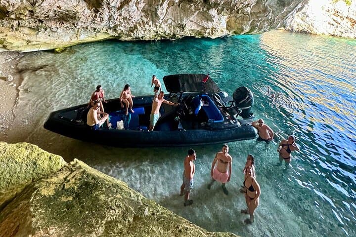 Blue Gem Cave & Grama Bay Speedboat Tour from Vlore — Karaburun Speedboat Excursion photo 5