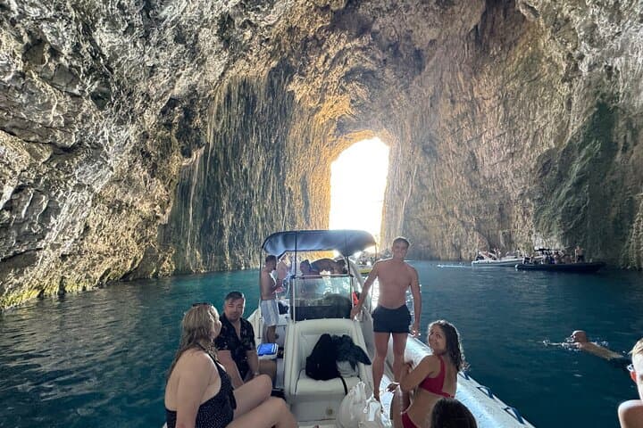 Speedboat Tour to Sazan Island, Haxhi Ali Cave & Karaburun Marine Park from Vlorë photo 5