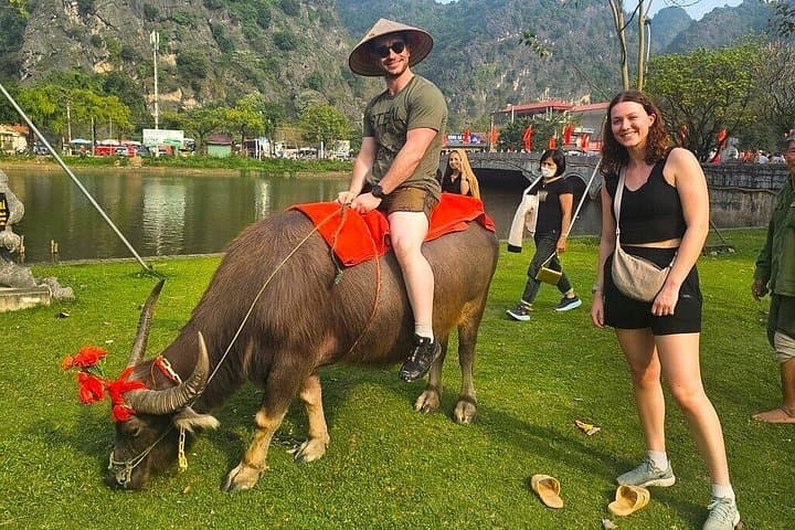 Tam Coc & Hoa Lu Private Day Trip from Hanoi: Bamboo Boats, Biking & Ancient Temples photo 3