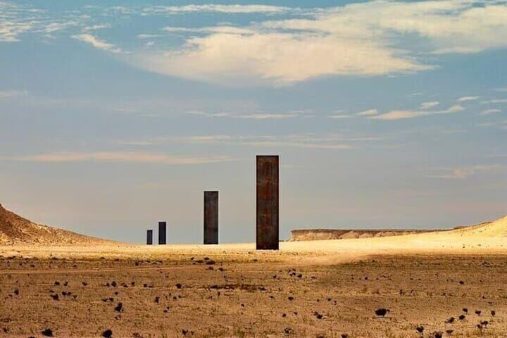 West Qatar Tour: Richard Serra Sculpture & Mushroom Rock Formation photo 2