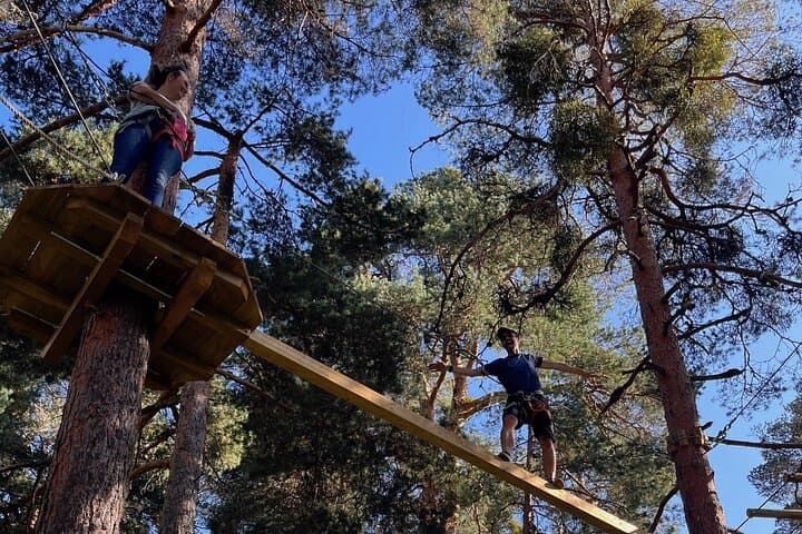 Canopy Ziplines in La Sierra de Guadarrama — Forest Zipline Adventure Near Madrid