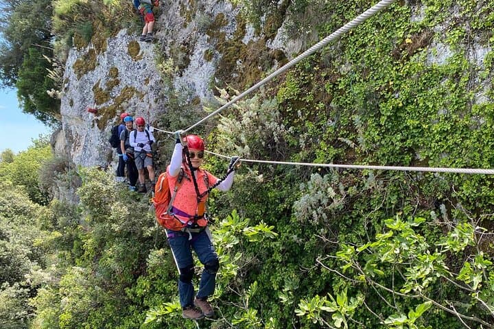 Via Ferrata Della Regina: Cliff Traverse at Monteleone Rocca Doria (Near Bosa) photo 2