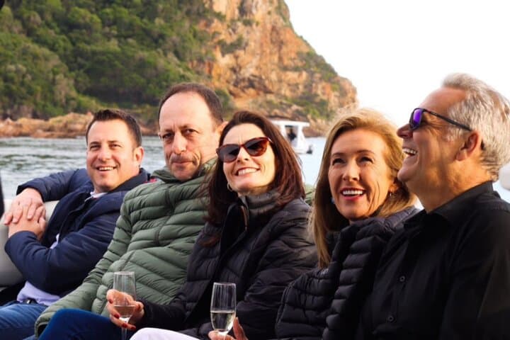 Knysna Sunset Cruise: Wine, Oysters & Heads at Dusk photo 3