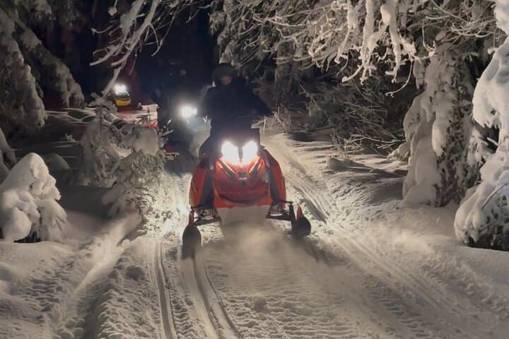 Night Snowmobile Adventure and Bonfire in Zakopane — Transfers from Krakow