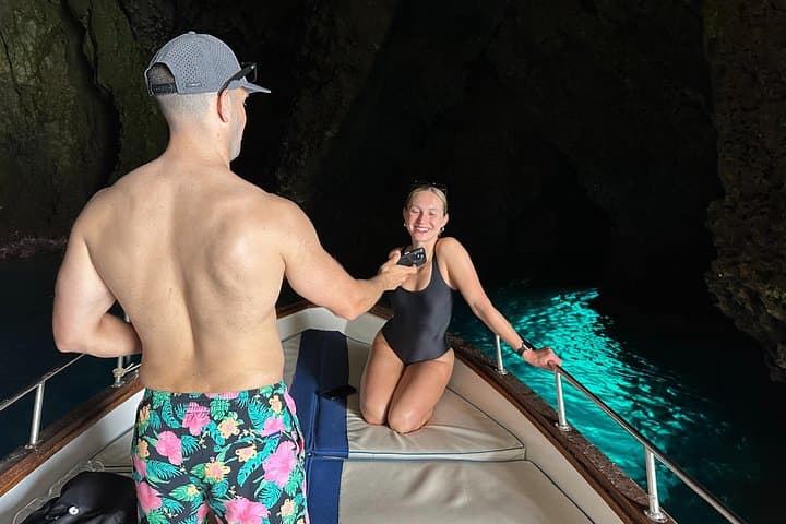 Half-Day Private Boat Tour from Taormina: Isola Bella, Mazzarò & Sea Caves photo 2