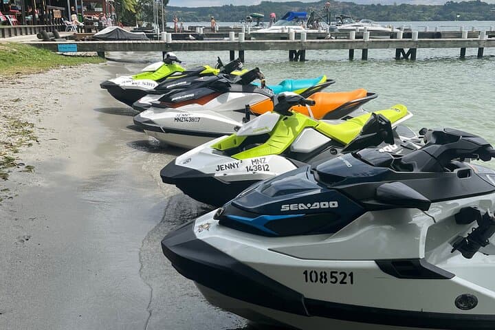 Self-Guided Geothermal Jet Ski Tour to Lake Rotoiti Hot Pools