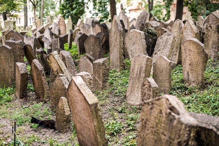 Prague Jewish Quarter Walking Tour with Synagogue & Cemetery Admission