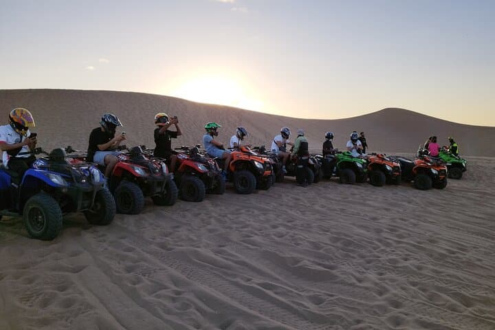 Quad Riding Dunes and Beach Near Agadir