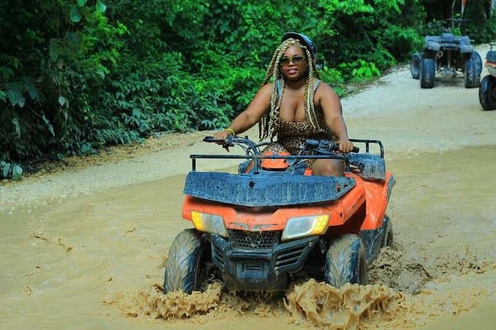 ATV and Zipline Adventure in Puerto Morelos: Cenotes, Tequila & Lunch